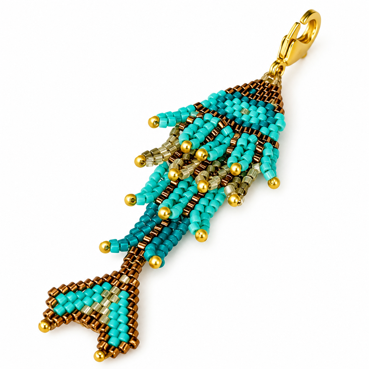 TROPICAL SNAPPER NECKLACE CHARM C/GP 26003