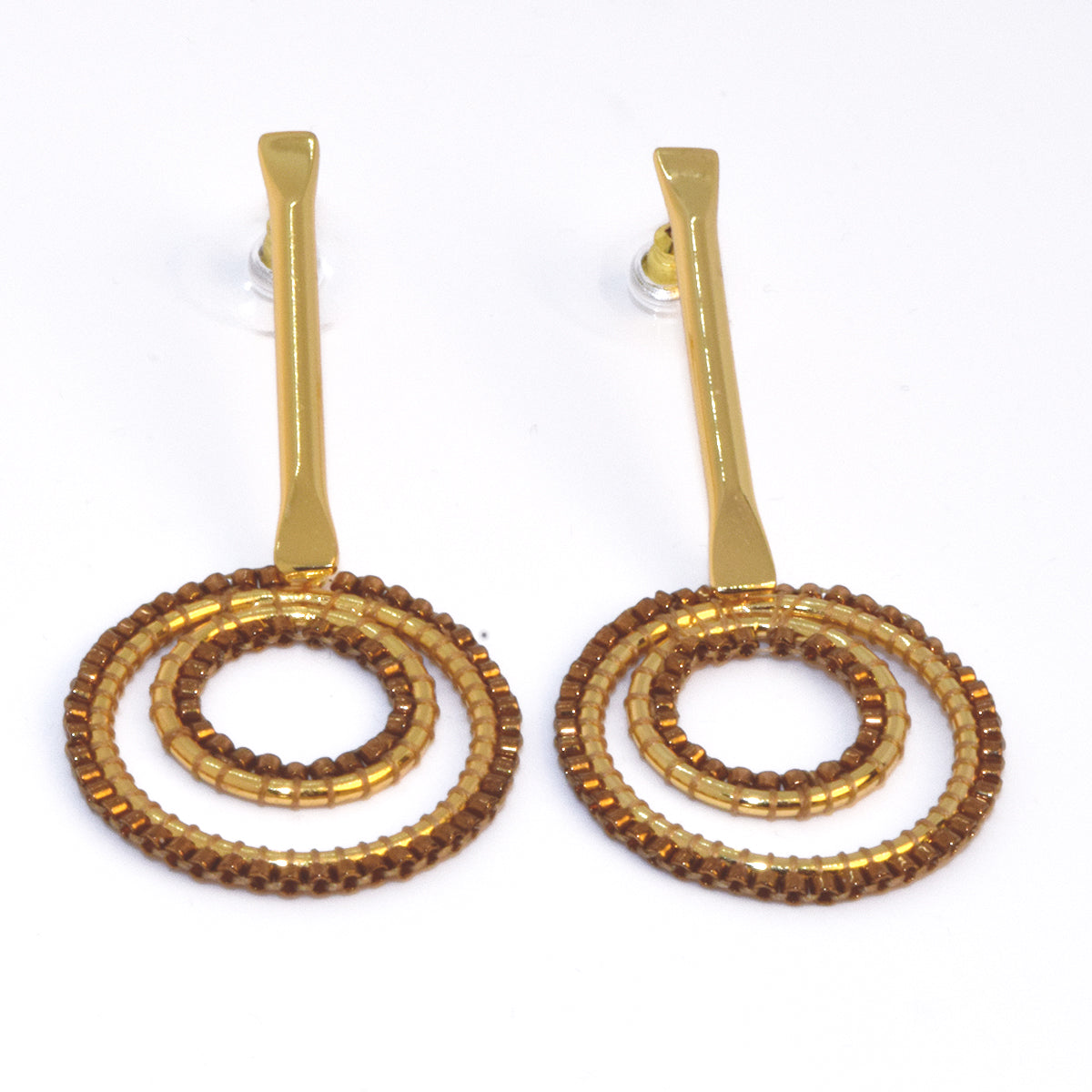 HAPPY EARRINGS IN COPPER