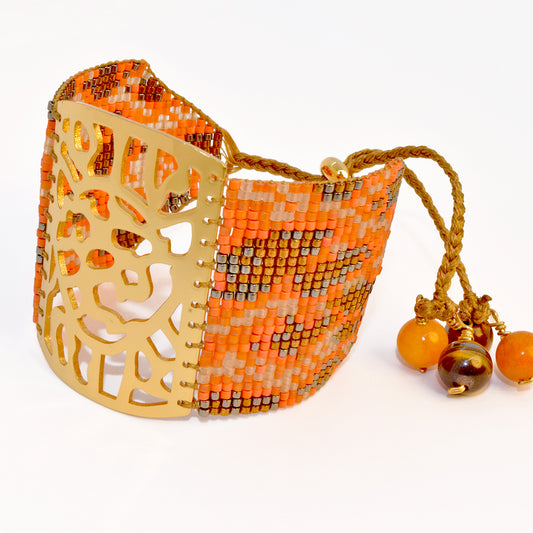 JAGUAR BRACELET IN MULTICOLOR ANIMAL PATTERN