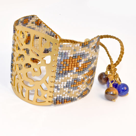 JAGUAR BRACELET IN MULTICOLOR ANIMAL PATTERN