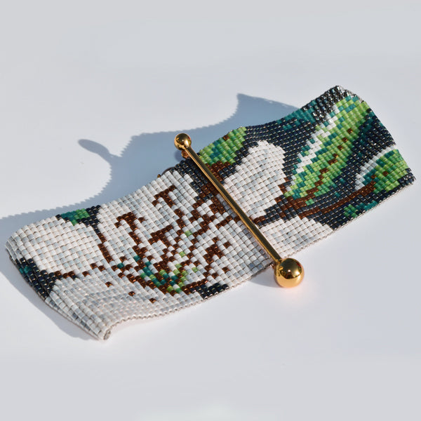 MAGNOLIA BRACELET IN BLACK AND GREEN