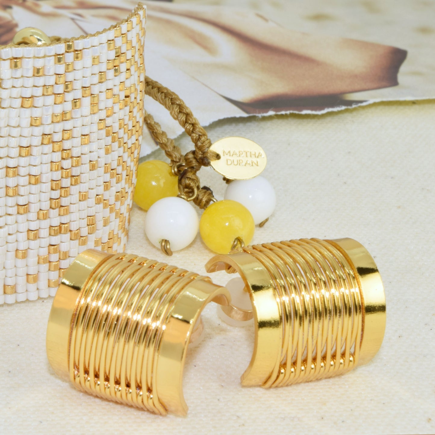 ABACO EARRINGS IN GOLD