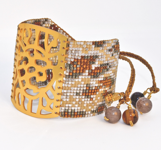 JAGUAR BRACELET IN MULTICOLOR ANIMAL PATTERN