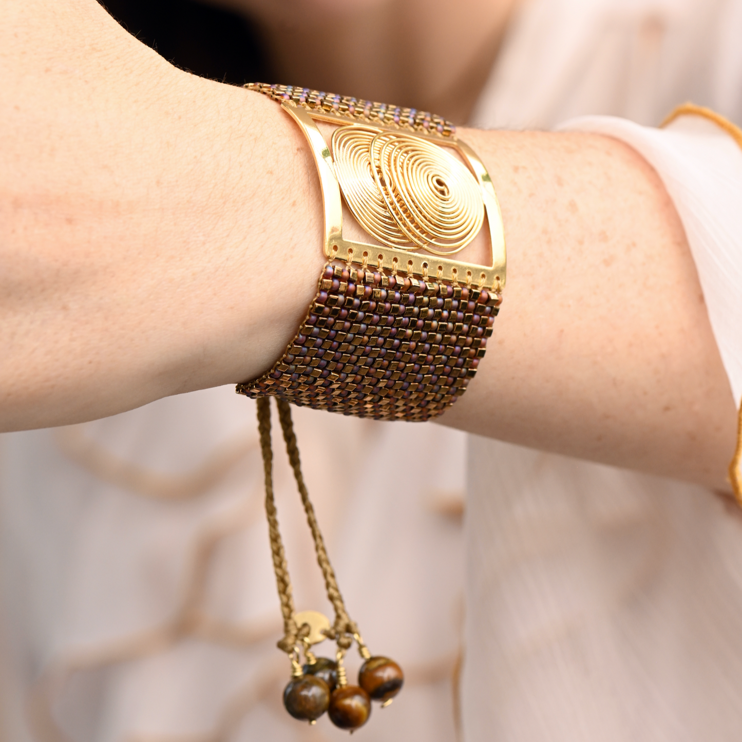 SEVILLE BRACELET IN GOLD AND COPPER