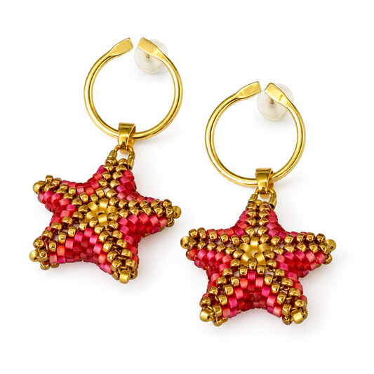 ASTRO EARRINGS-CHARMS E/GP 26002