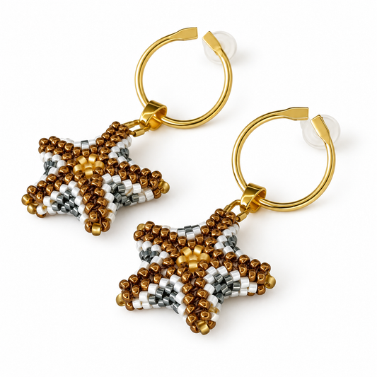 ASTRO EARRINGS-CHARMS E/GP 26006