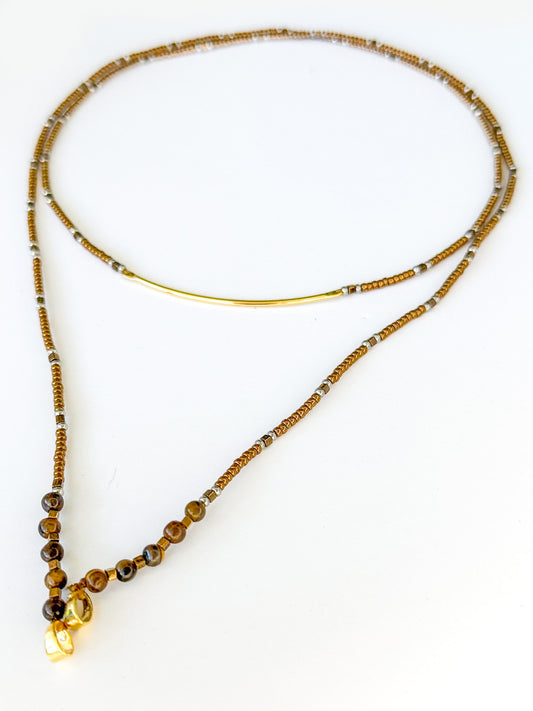 BAR NECKLACE N/GP 26051