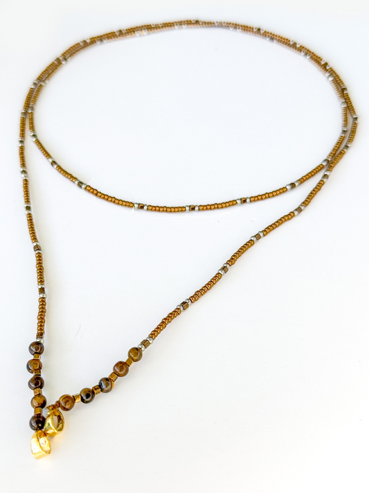 BEADS NECKLACE N/GP 26012