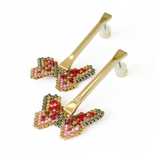 BUTTERFLY EARRINGS E/GP 26014