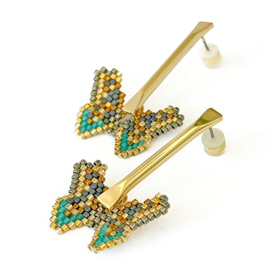 BUTTERFLY EARRINGS E/GP 26016