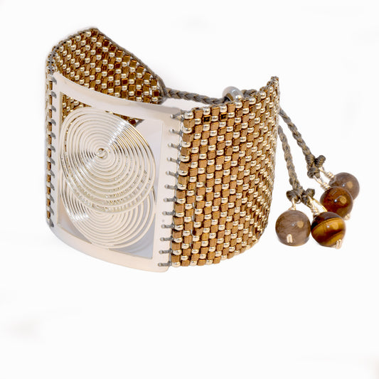 SEVILLE BRACELET IN SILVER AND BRONZE