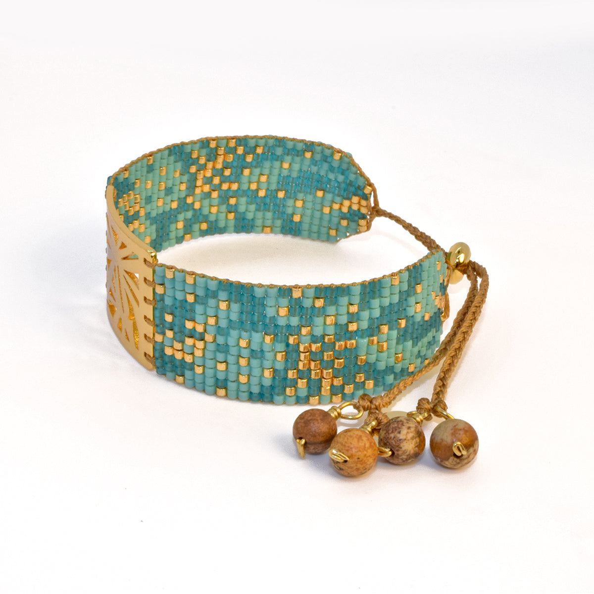 MALIBU BRACELET IN TOURQUISE AND GOLD