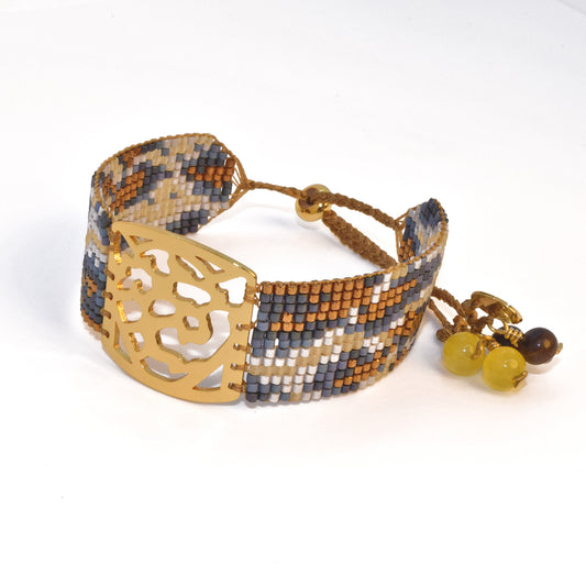 JAGUAR BRACELET IN MULTICOLOR ANIMAL PATTERN