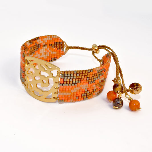 JAGUAR BRACELET IN MULTICOLOR ANIMAL PATTERN