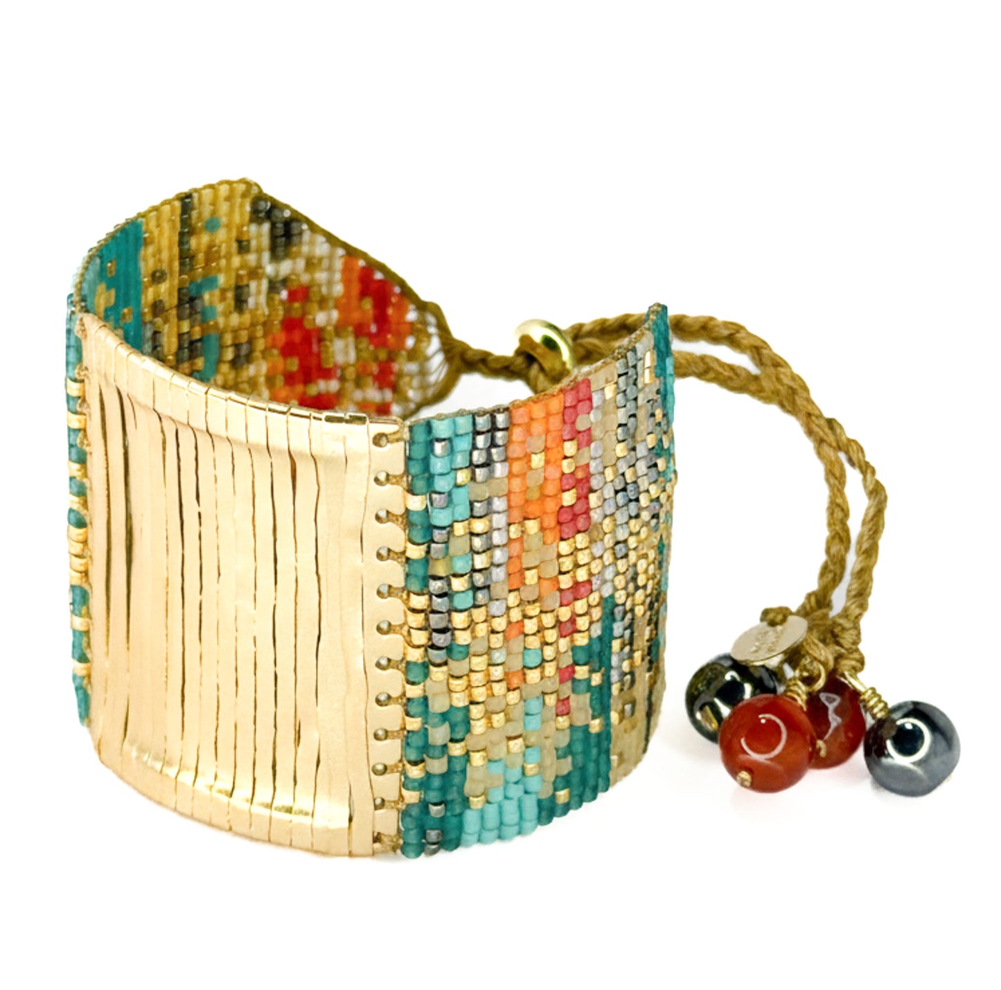 GOLD LACE  BRACELET L/GP 26008