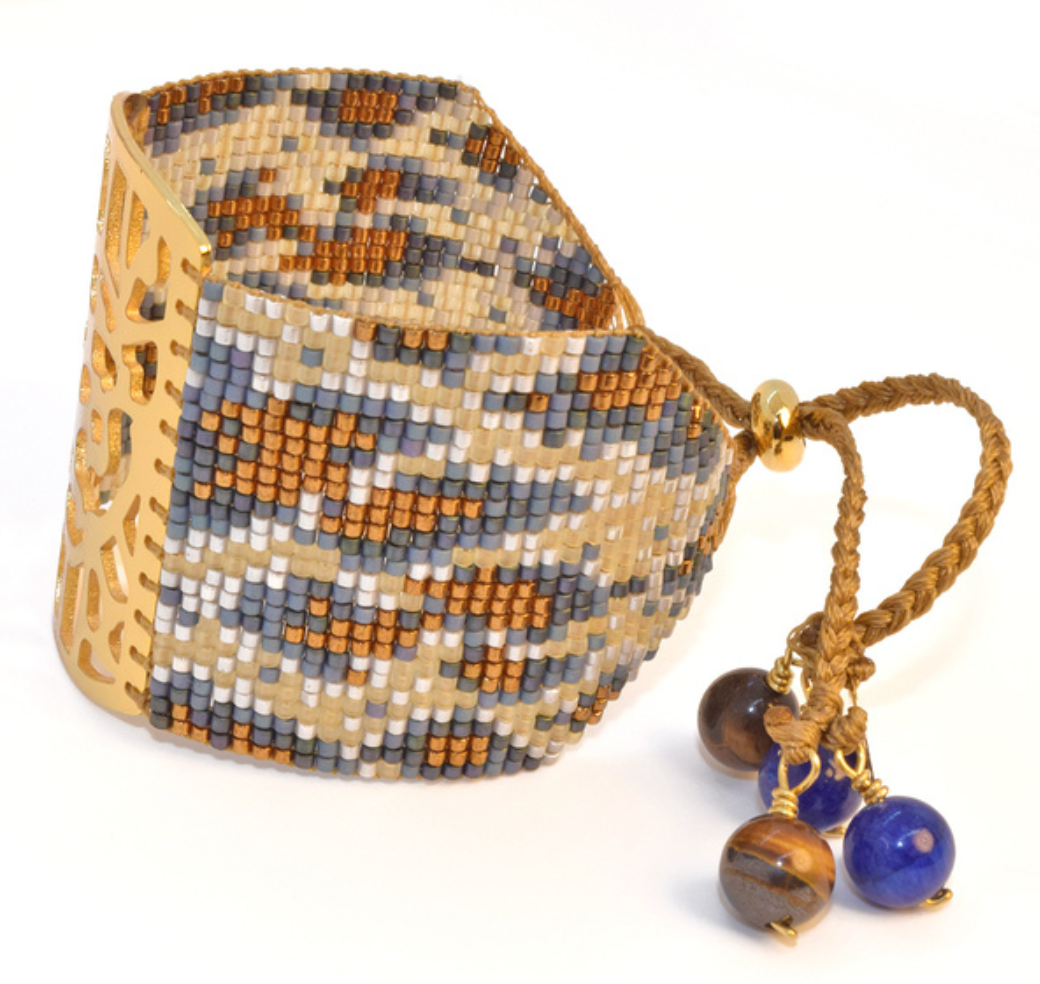 JAGUAR BRACELET IN MULTICOLOR ANIMAL PATTERN