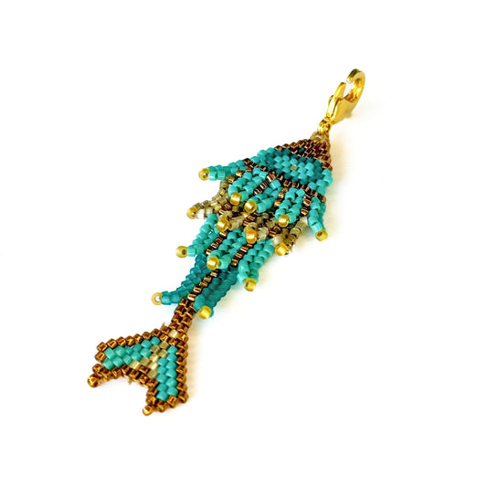 TROPICAL SNAPPER NECKLACE CHARM C/GP 26003