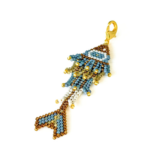 TROPICAL SNAPPER NECKLACE CHARM C/GP 26004